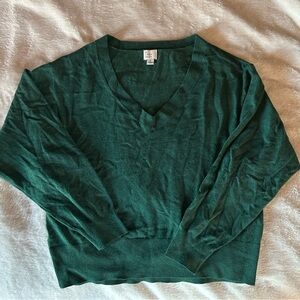 A New Day Forest Green Knit Top